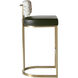 Larissa 37.75 inch Bravo Black / Halton Birch Barstool